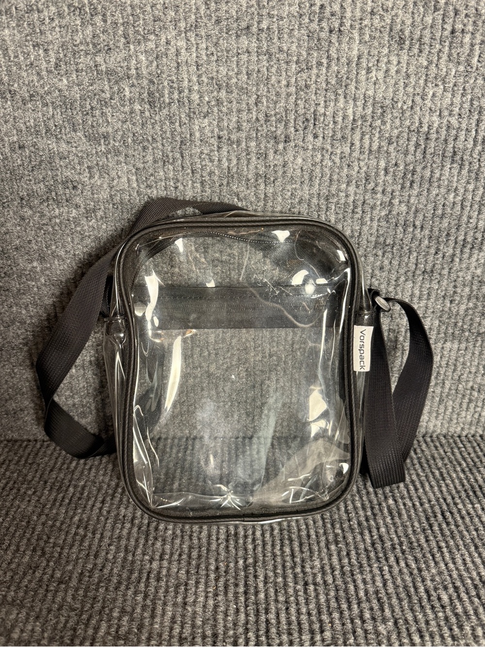 Stadium Approved Clear Crossbody Bag for sporting events, concerts, and more
